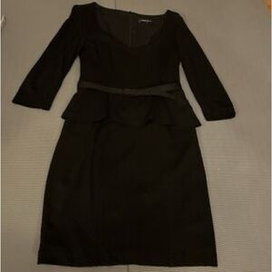 Nanette Lepore black peplum dress